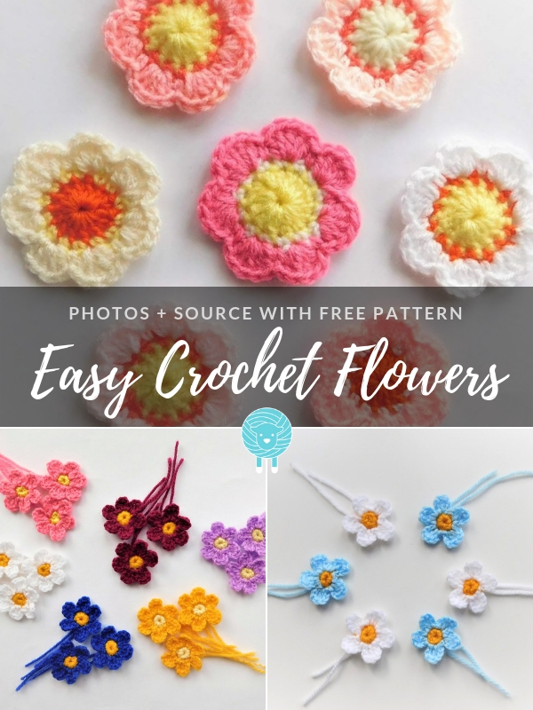 Little Crochet Flowers - Free Patterns