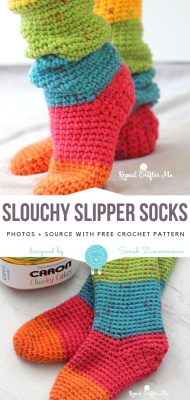 Comfy Crochet Slippers Free Patterns