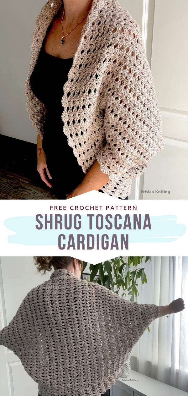 crochet shrug cardigan