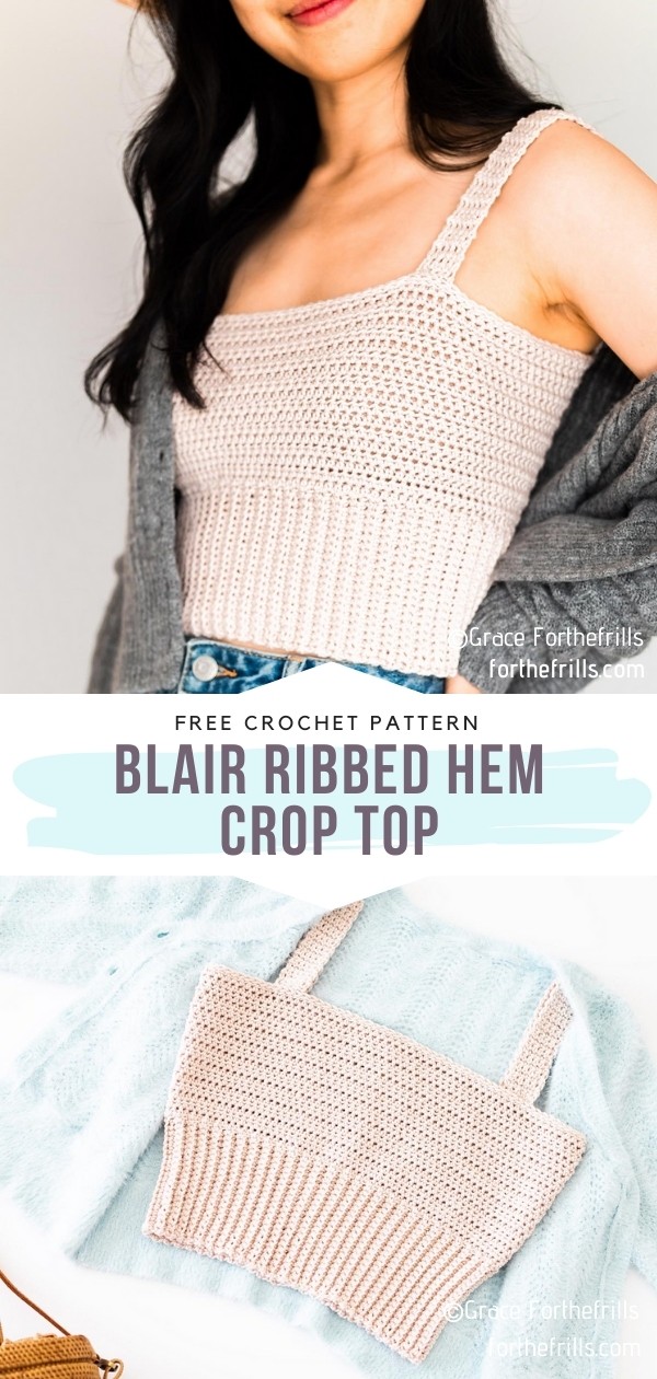 Latest Crochet Blouse & Top Pattern Ideas - Crop Shirts & Top