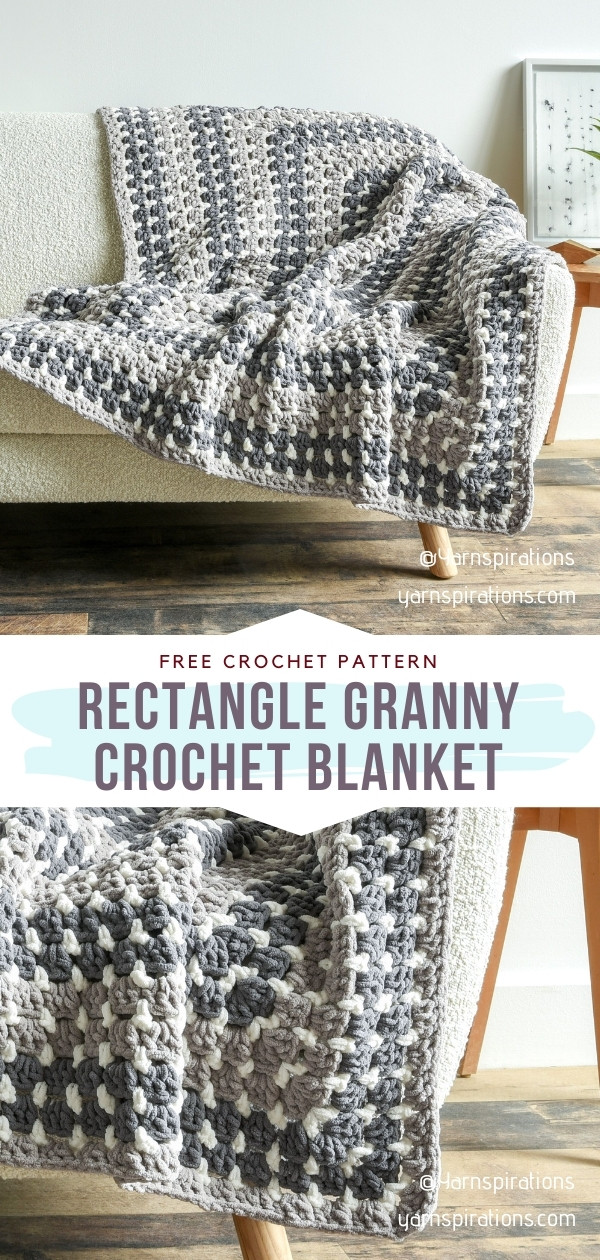 Rectangle Granny Crochet Blanket