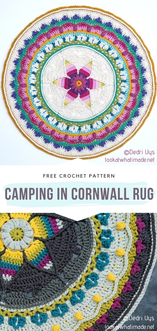 Crochet Mandala Rug 