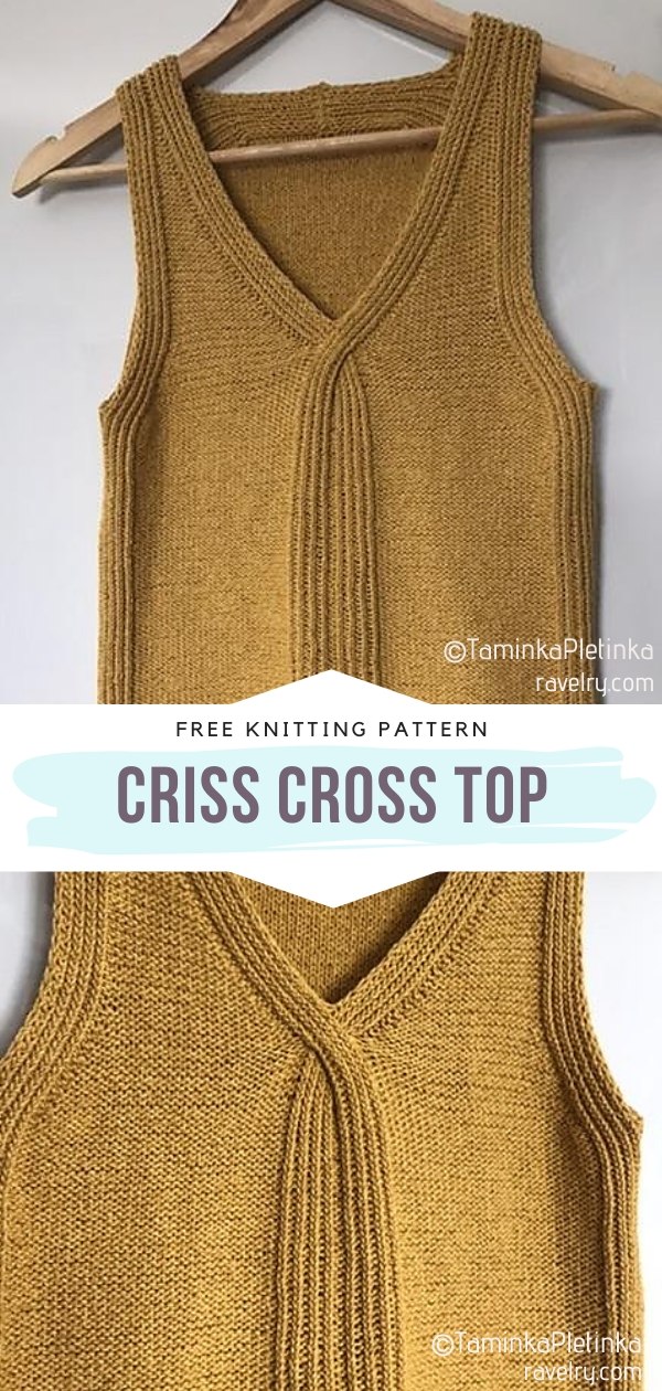 Criss Cross Knit Top