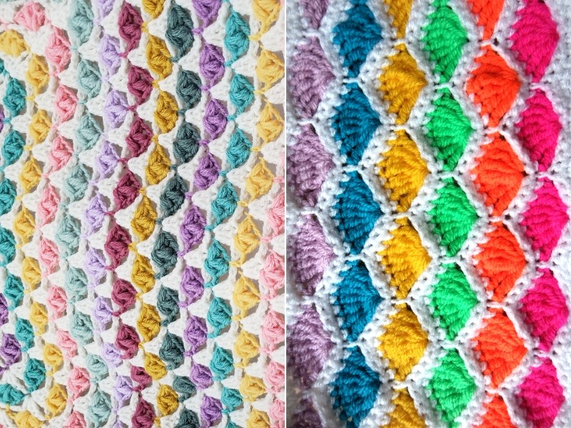 Crochet Shell Blankets Free Patterns