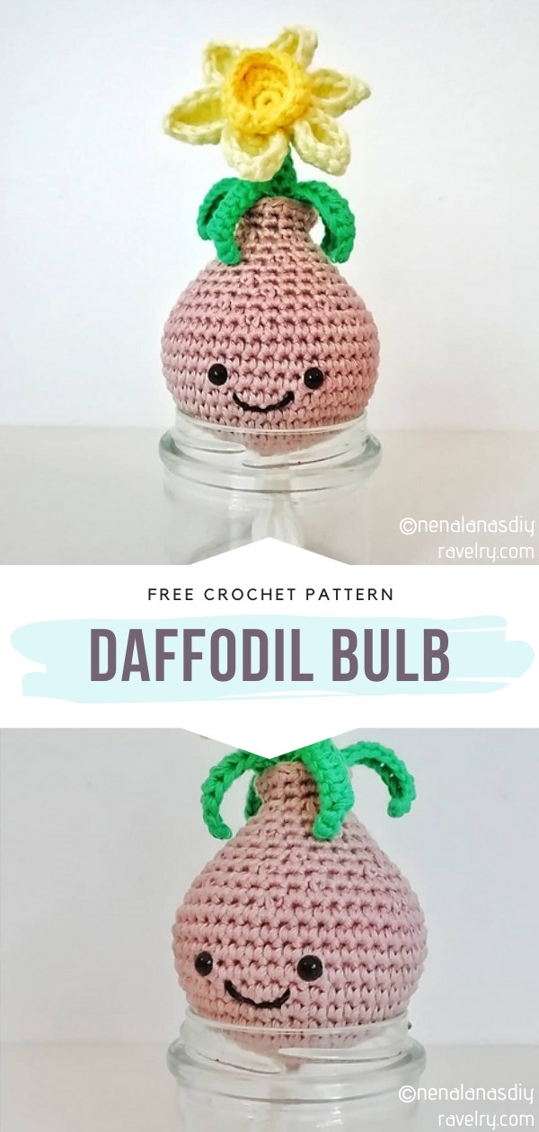 Amigurumi Daffodil Bulb