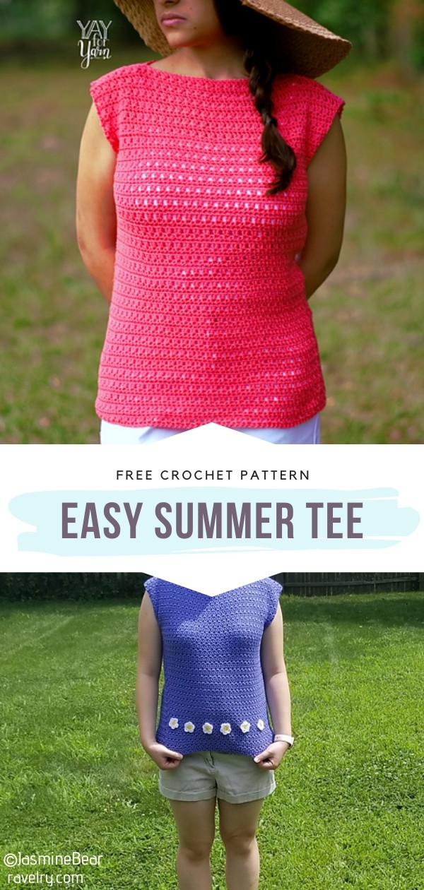 Summer Crochet Tee 