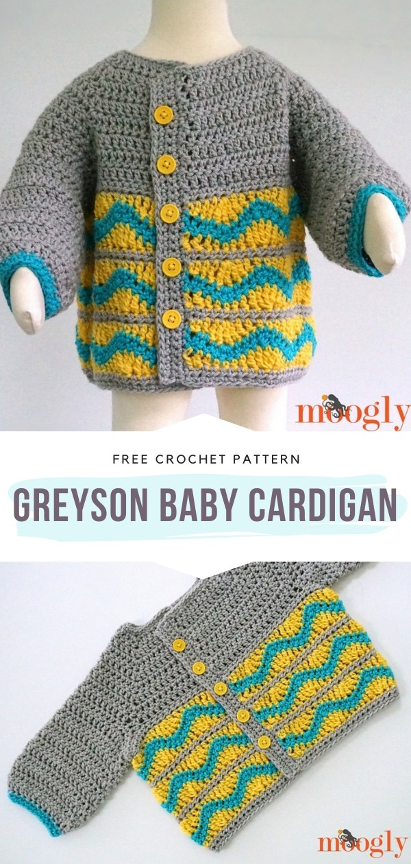 Greyson Crochet Baby Cardigan