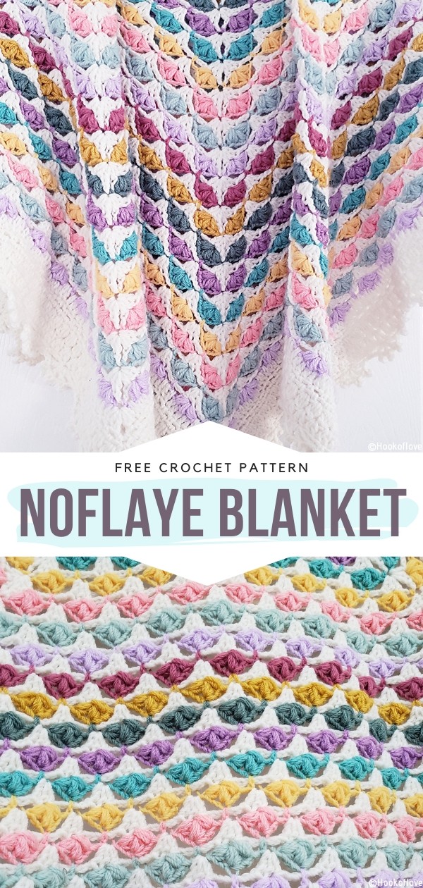 Noflaye Blanket Free Crochet Pattern