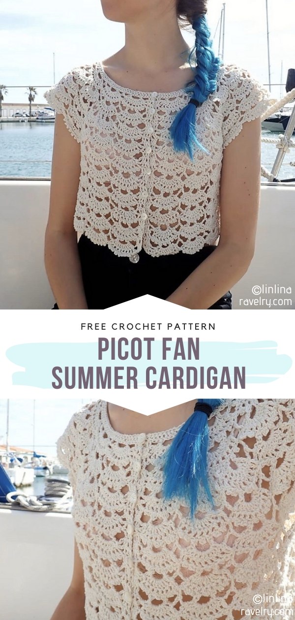 Summer Nights Cardi - A free pattern by Croyden Crochet