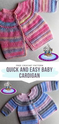 Sweet Crochet Baby Cardigans For 2023 [Free Crochet Patterns]