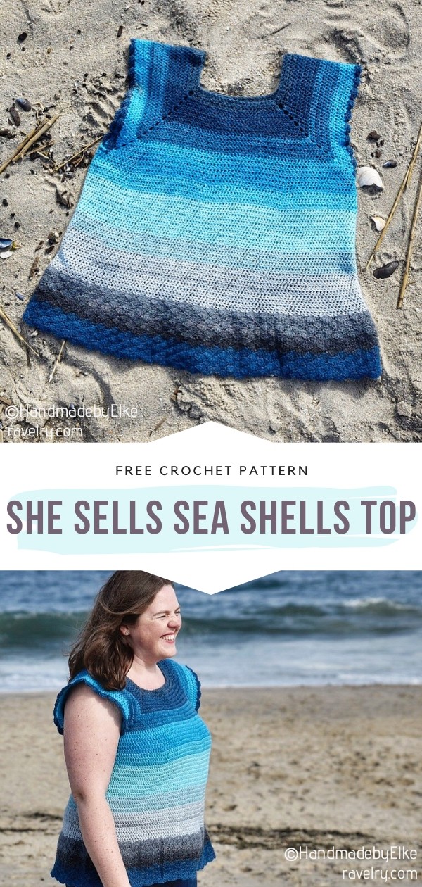 Shells Crochet Top 