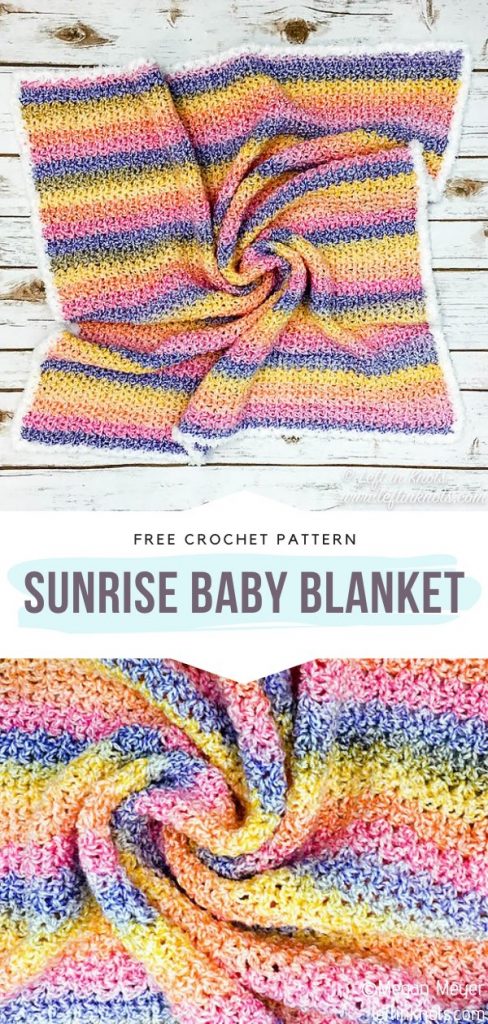 Cheerful Baby Blankets with Free Crochet Patterns