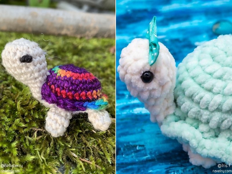 Sweet Amigurumi Turtles Free Crochet Patterns
