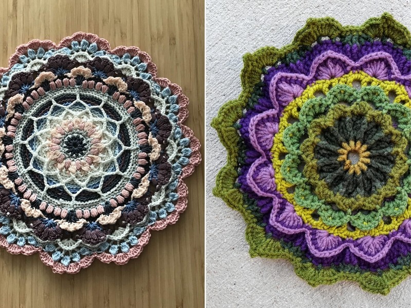 Wildflower Mandalas Free Crochet Patterns