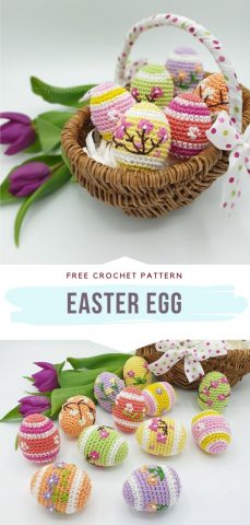 Easter Eggs Decor - Ideas and Free Crochet Patterns