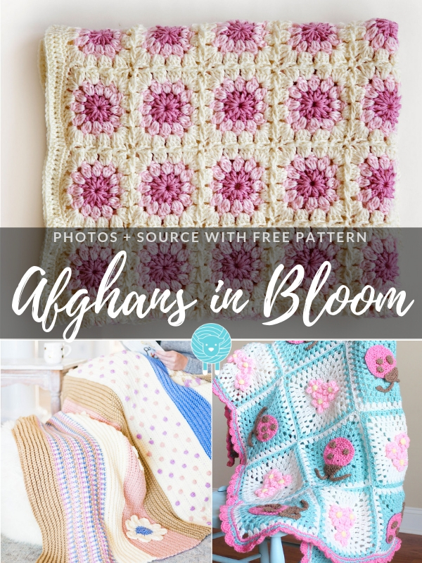 Afghans in Bloom Free Crochet Patterns
