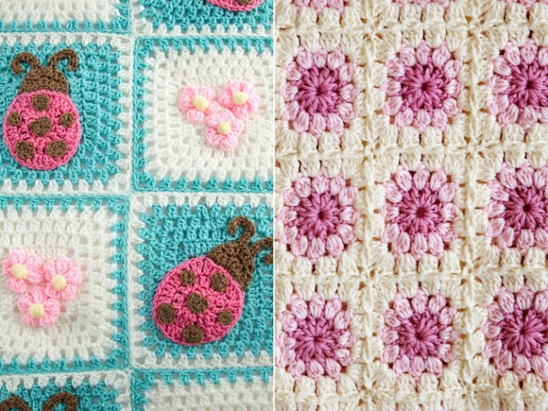 Afghans In Bloom Free Crochet Patterns