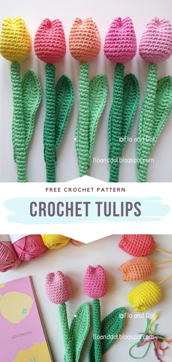 Crochet Tulips