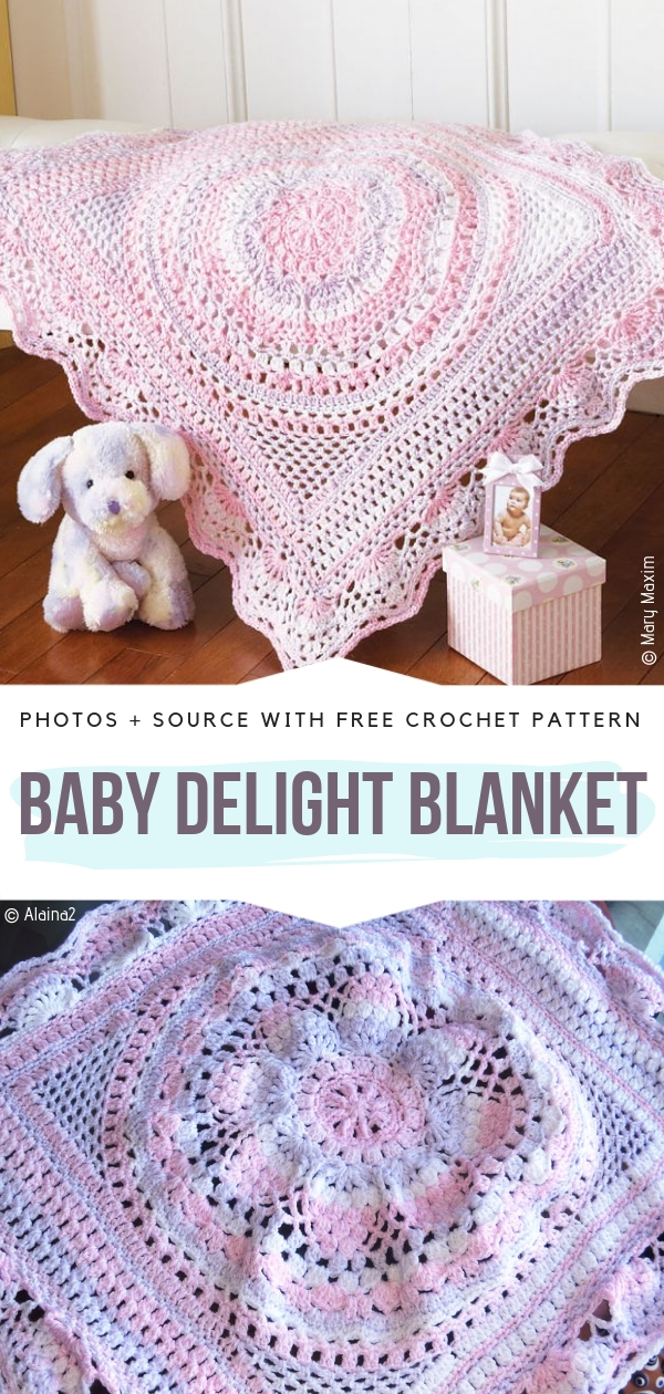 Baby Delight Blanket Free Crochet Pattern