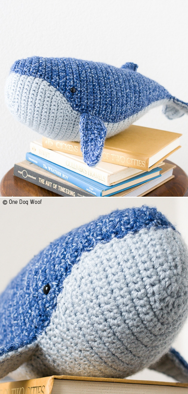 Baby Humpback Whale Free Crochet Pattern