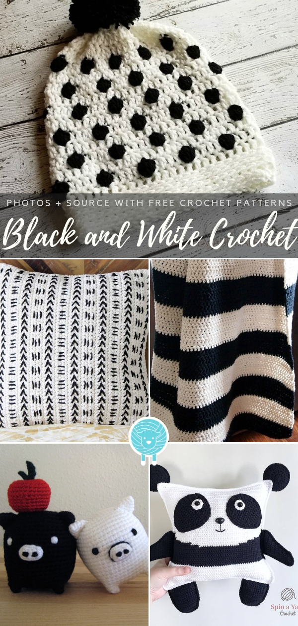 Black & White Crochet Free Patterns