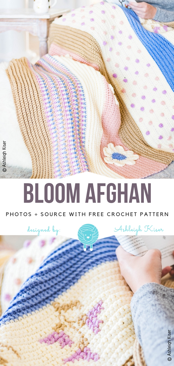 Bloom Afghan&nbsp;Free Crochet Pattern