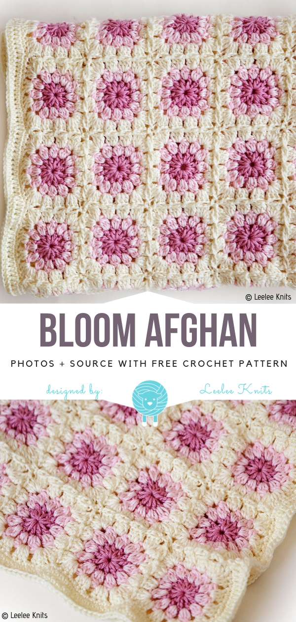 Bloom Afghan&nbsp;Free Crochet Pattern