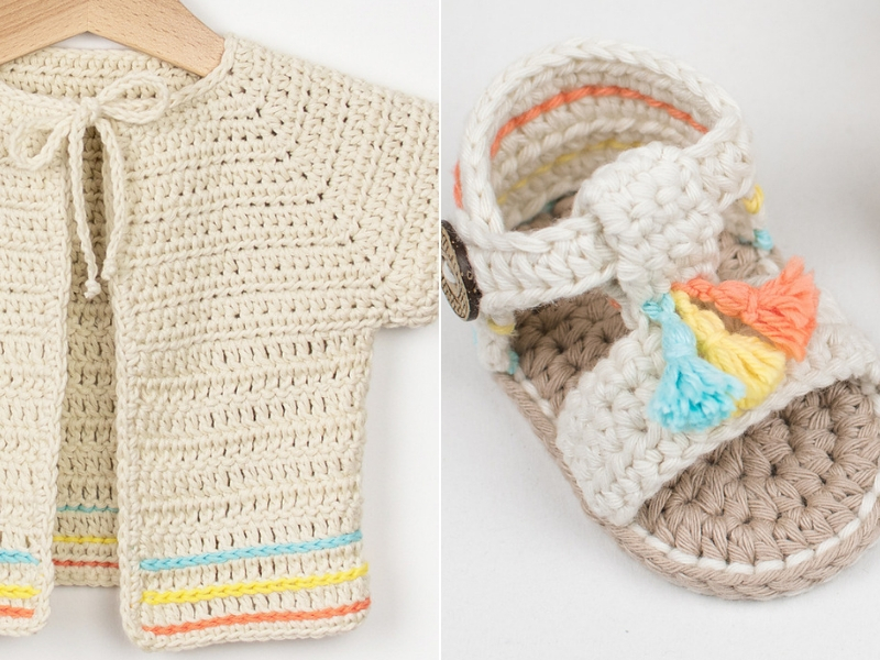 Crochet Worlds Cutest Baby Flip Flops - Free Pattern | Craftify My Love