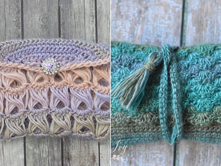 Boho Crochet Clutches Free Patterns