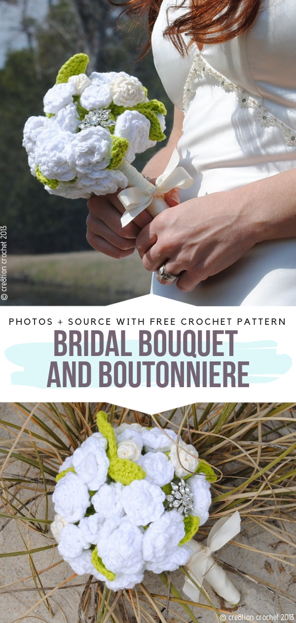 Bridal Bouquet and Boutonniere