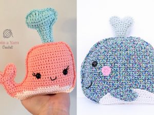 Cute Amigurumi Whales Free Crochet Patterns