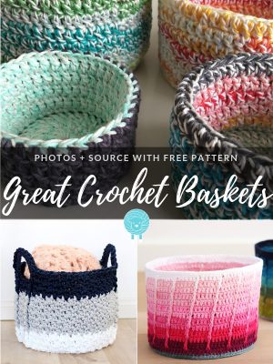 Cool Baskets - Free Crochet Patterns