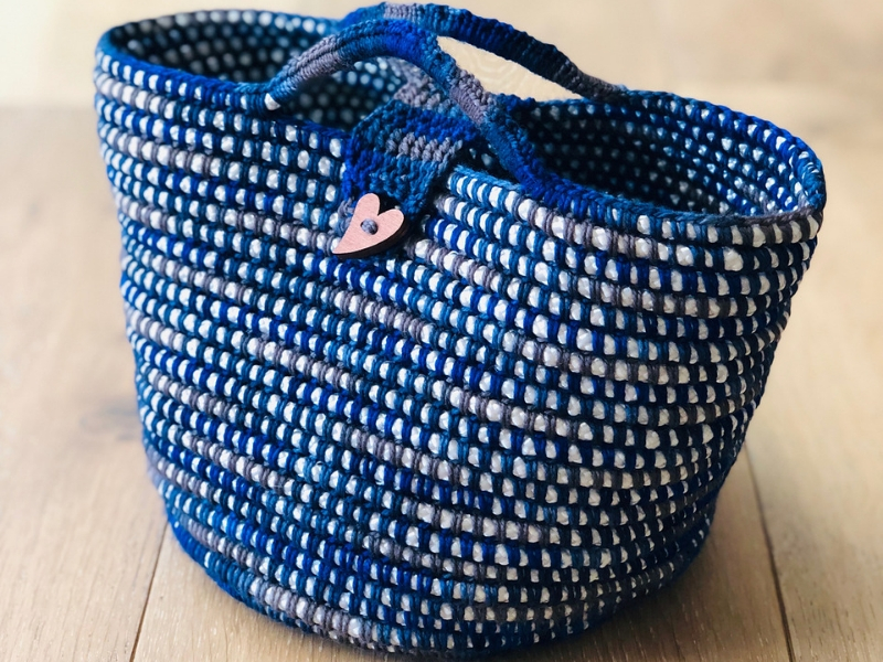 Happy Project Basket Free Crochet Pattern