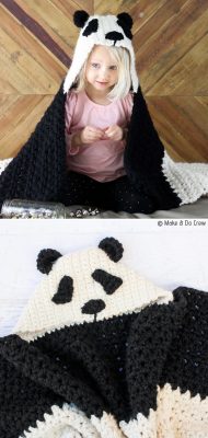 Adorable Hooded Blankets - Free Crochet Patterns