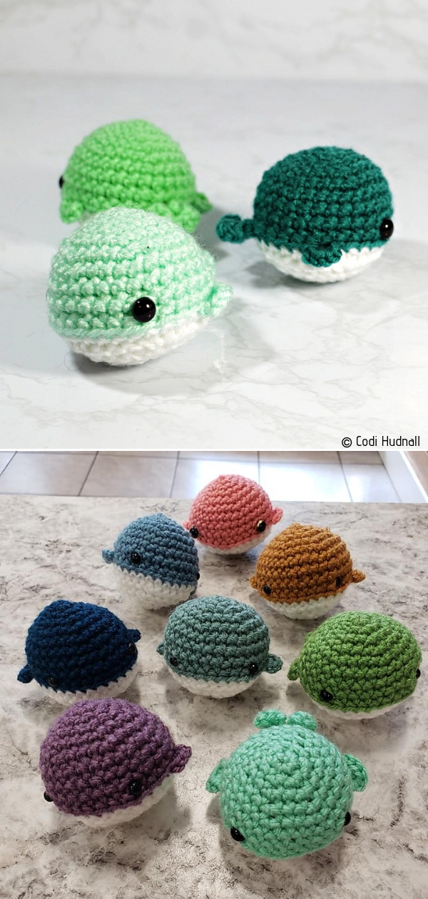 Tiny Whale Amigurumi Free Crochet Pattern