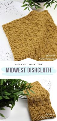 Wonderfully Simple Knitted Dishcloths - Free Patterns