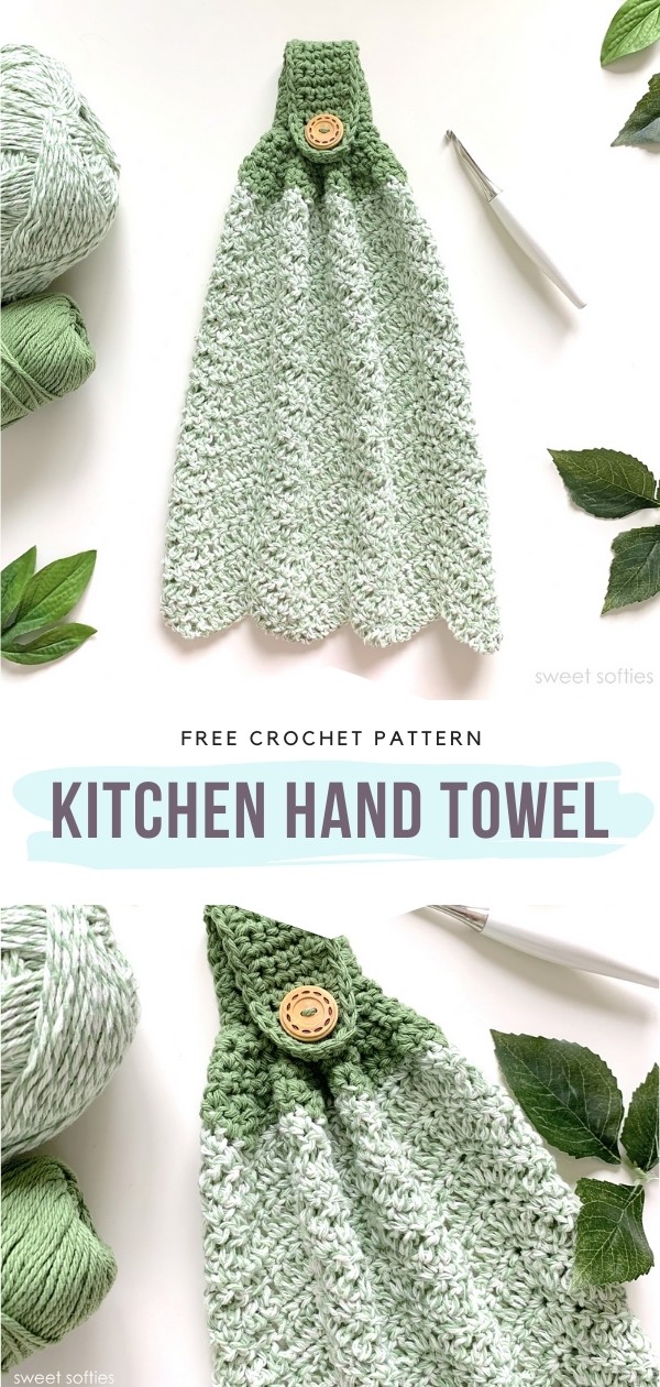 Colorful Kitchen Towels for Summer with Free Crochet Patterns