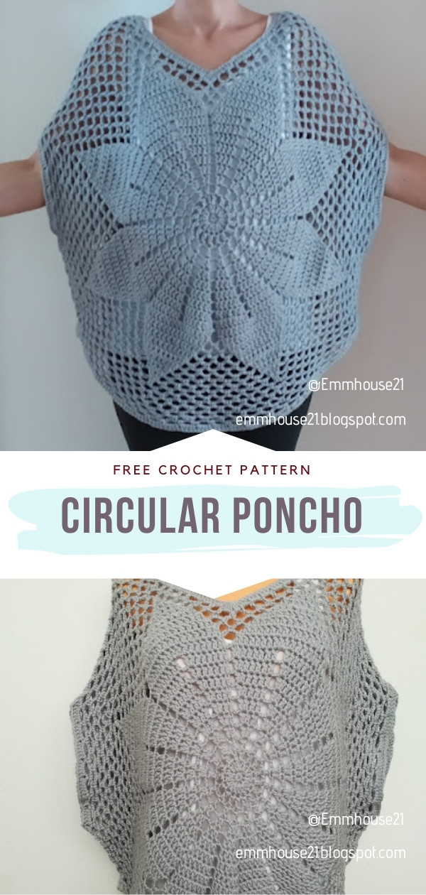 Circular Crochet Poncho