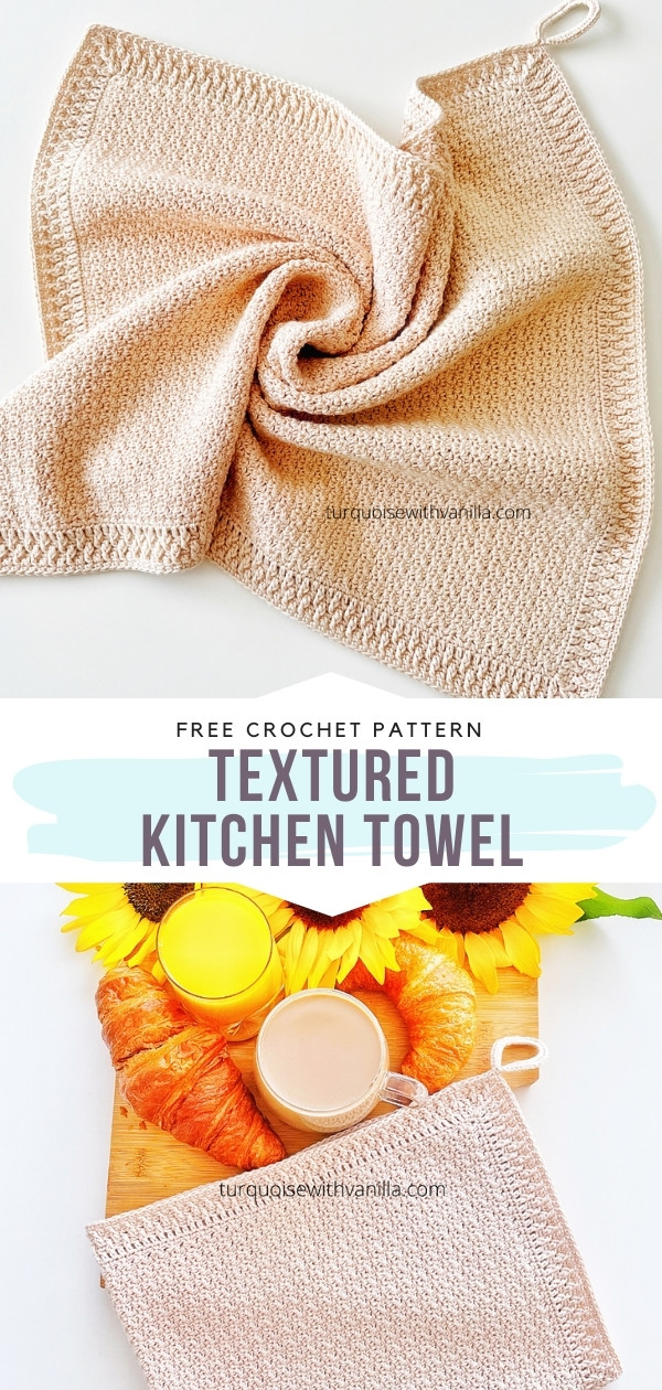 Kitchen Hand Towel (Free Crochet Pattern) - Sweet Softies