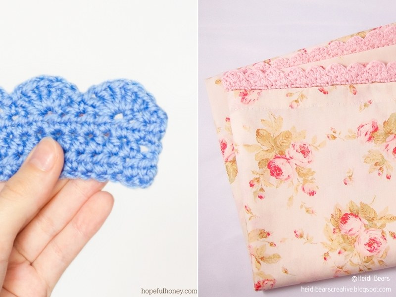 Scalloped Edging Ideas with Free Crochet Patterns