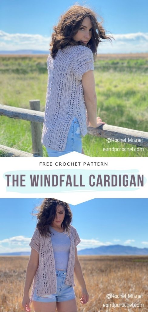 Light Summer Cardigans with Free Crochet Patterns