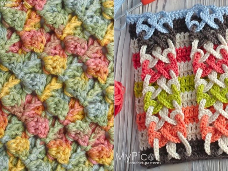 Beautiful Textured Stitches Free Crochet Patterns