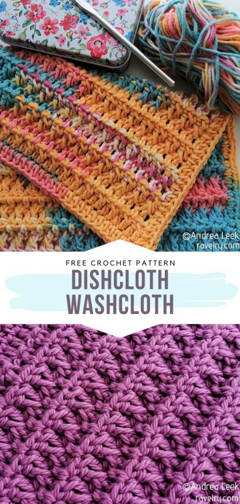 Awesome Textured Crochet Washcloths - Free Patterns