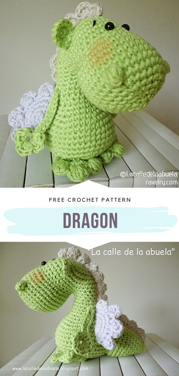Dragón de Sant Jordi Amigurumi