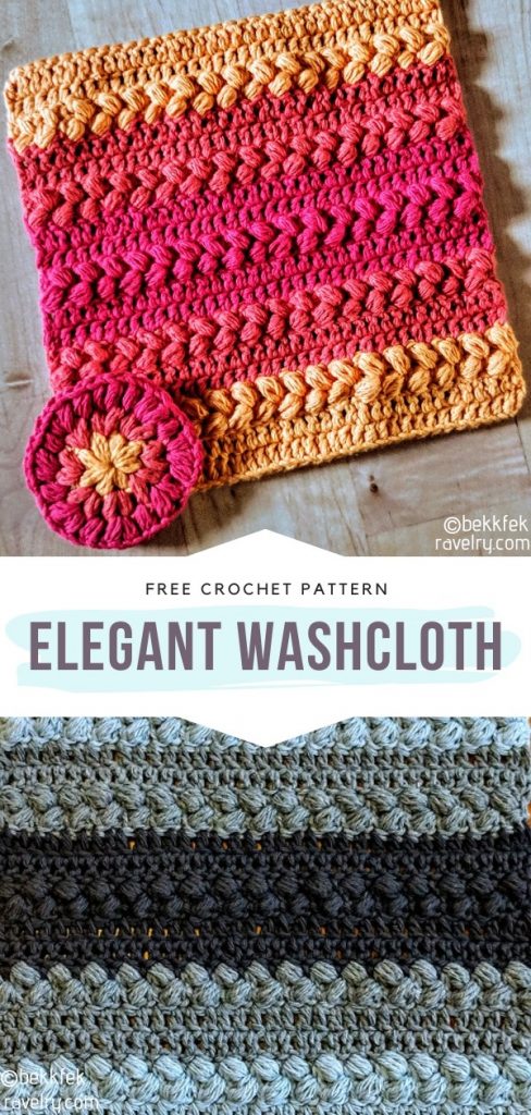 Awesome Textured Crochet Washcloths - Free Patterns