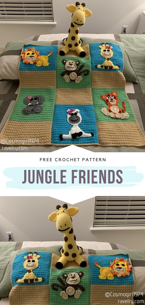 Jungle Crochet Blanket