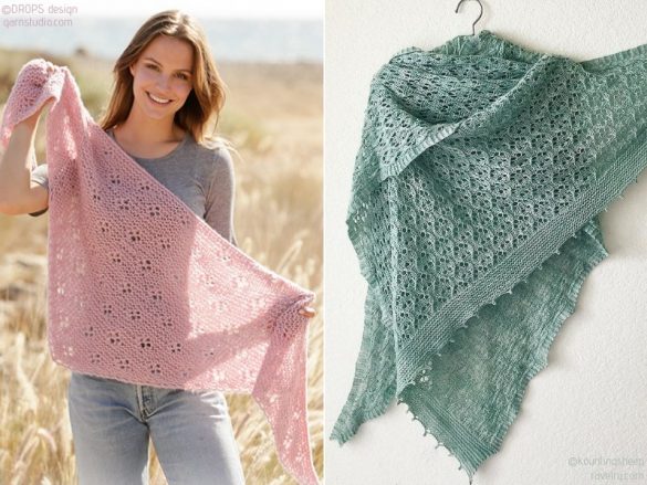 Our Favorite Knit Shawls for Summer - Free Patterns