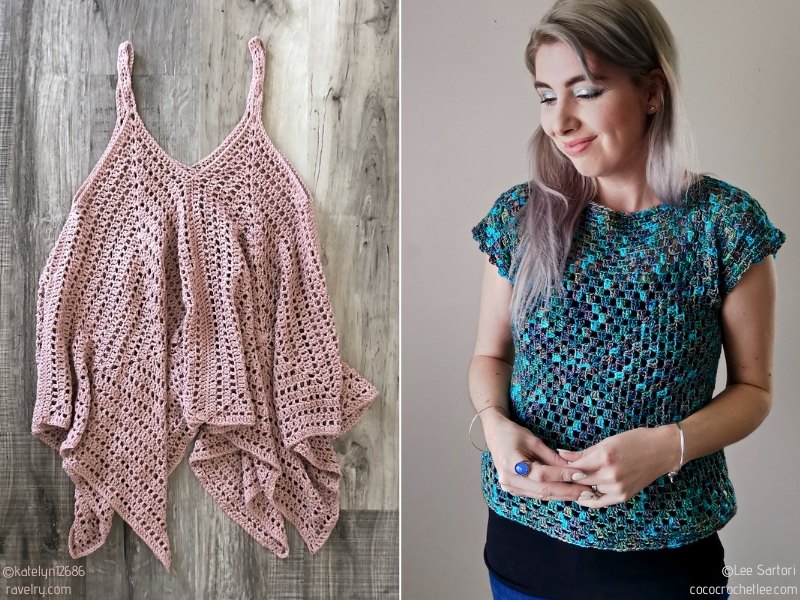 Loose Crochet Summer Tops Free Patterns