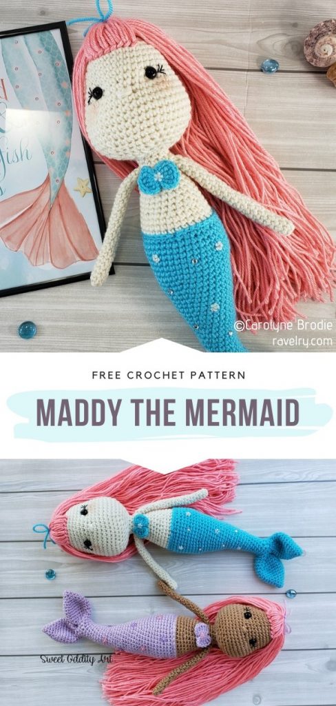 Lovely Mermaid Amigurumi - Free Crochet Patterns