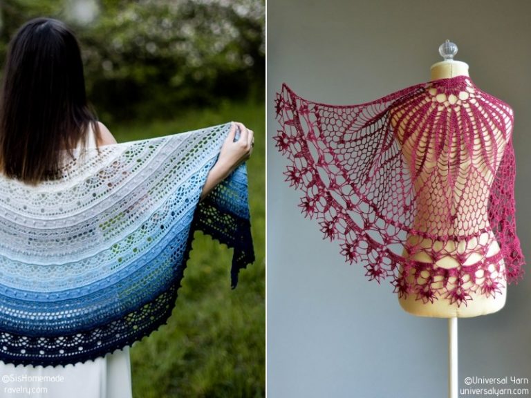 Marvelous Half Moon Shawls